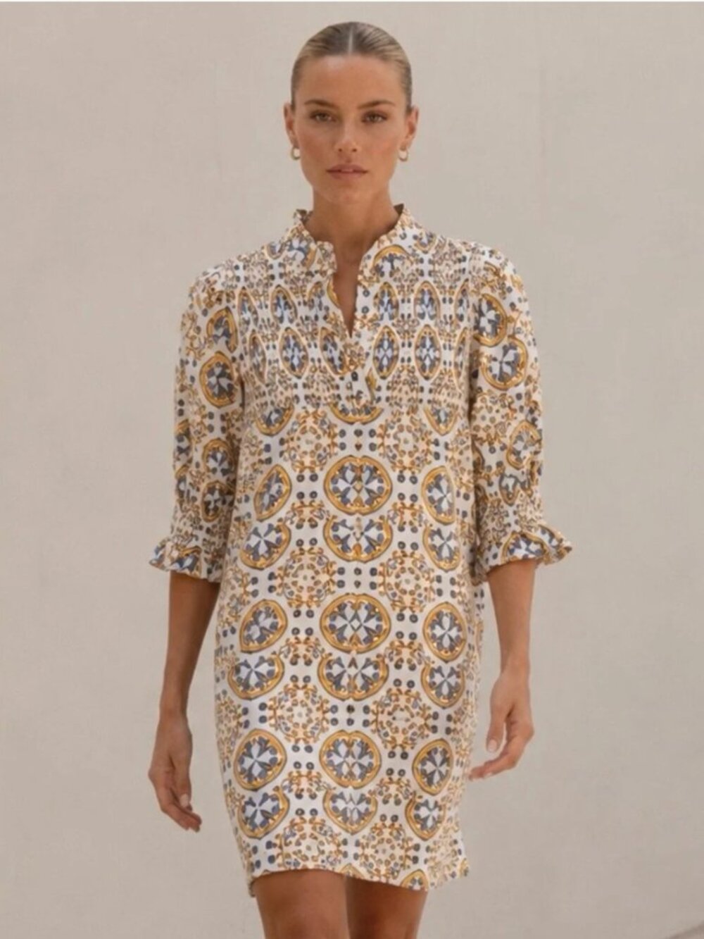 Taylor Tillman New York Aubrey Dress in Venetian Vibes Sz XS